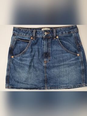 Universal Thread Women's Blue Denim Jean Mini Skirt Size 6